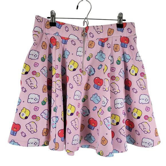 BT21 Skirt Womens Size XL Zip Front Elastic Wasit Army - Picture 1 of 12